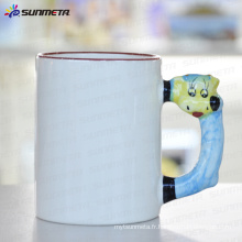 Sublimation tasse blanche animée renard